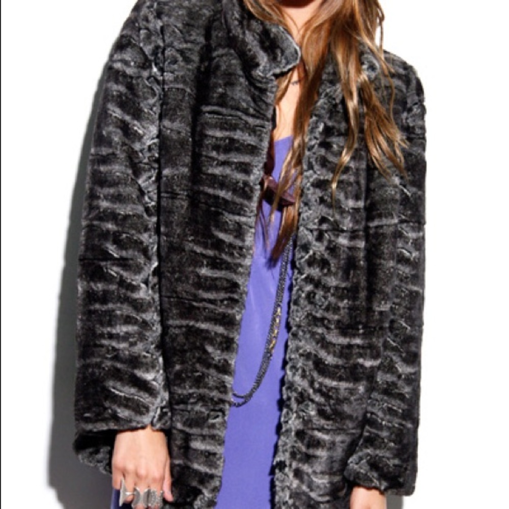 Graham and Spencer Faux Fur Coat